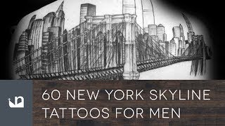 60 New York Skyline Tattoos For Men