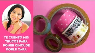 Trucos para poner cinta de doble cara⎮#30DST día 28