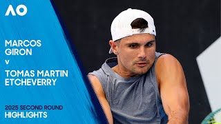 Marcos Giron v Tomas Martin Etcheverry Highlights | Australian Open 2025 Second Round