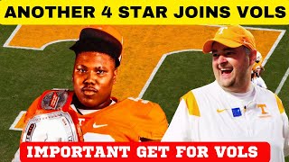 VOLS GET IMPORTANT 4 STAR, TENNESSEE FOOTBALL,TENNESSEE VOLUNTEERS, VOLS FOOTBALL