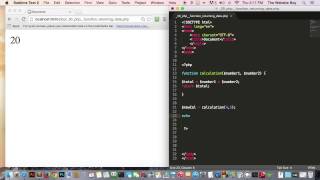 PHP Tutorial for beginners #30 Returning Values OUT of the Function To Work With