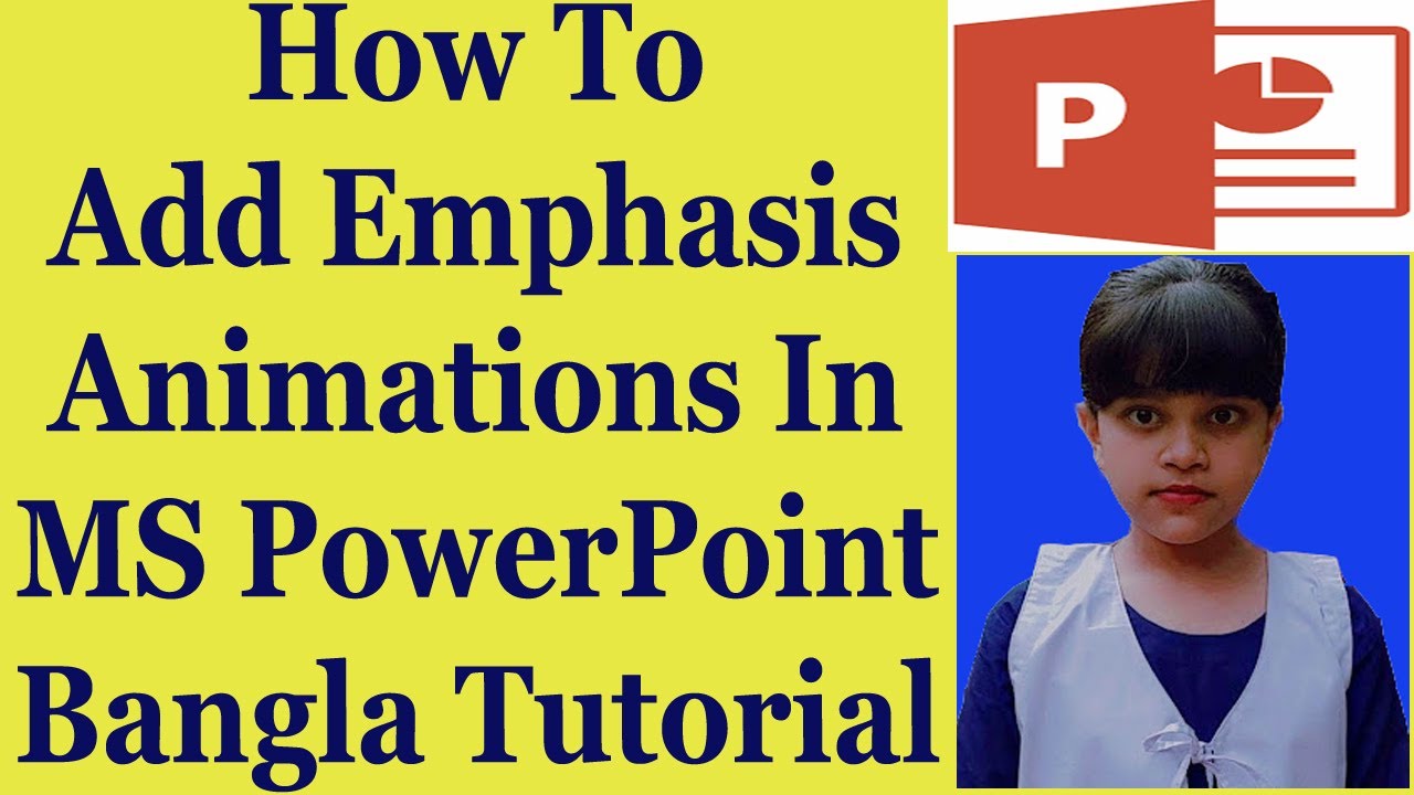 How To Add Emphasis Animations In Ms Powerpoint Bangla Youtube