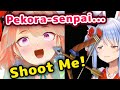 Kiara Begs Pekora To Shoot Her In The Face During Summer Festival【ENG Sub/Hololive】