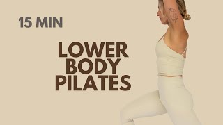 15 MINUTE PILATES LOWER BODY | At Home Workout, Standing, No Equipment