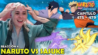 NARUTO VS SASUKE | REACCIÓN A NARUTO SHIPPUDEN POR PRIMERA VEZ ( 475 - 479 )