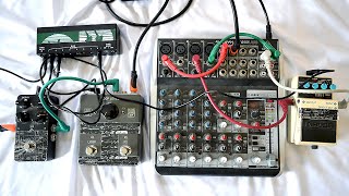 Live Looping : No Input Mixer \u0026 Effect Pedals