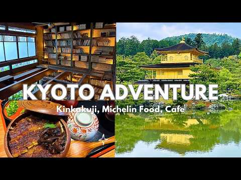 Day trip to Kyoto, Kinkakuji, Michelin eel restaurant and healing cafes in a Machiya