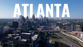ATLANTA 'ATL' Best 4K Aerial views + Sunset + Cinematic Drone Footage