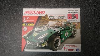 meccano 18202  roadster cabriolet 5in1 part 1, speed build.