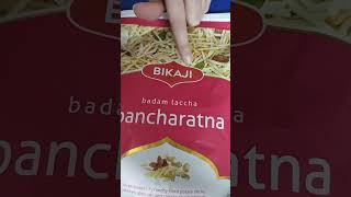 Bikaji badam laccha panchratna | #shorts | #food | #foodie | #namkeen | Reviews by Bhavya