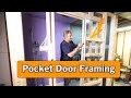 Pocket Door Framing for a Small Bathroom