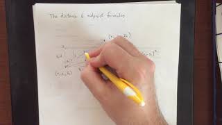 Distance and midpoint formulas in three dimensions