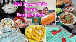 বাংলাদেশ থেকে আসা ঈদের নতুন জামা💝।রমজানের ৫ ধরনের রান্না।Eid Dress From Bangladesh।Chicken Pakora