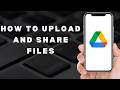 How to upload and share files on Google Drive (full guide 2026)