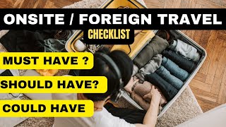 What to pack for travelling to foreign Country | Luggage Checklist | Which item are not allowed?