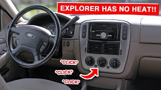 No Heat & Clicking Noise Fix | 2002-2010 Ford Explorer