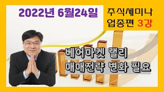 22.6.24/ 베어마켓 랠리 매매전략 변화필요/3강