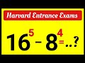 Harvard Entrance Exams || No Calculator Allowed 📵 #maths #algebra