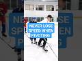 NEVER LOSE SPEED WHEN PIVOTING #hockey #hockeycoach #coaching