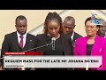 Rest gentle my love! Johana Ng'eno’s wife, Nayianoi Ntutu, in emotional tribute to late husband