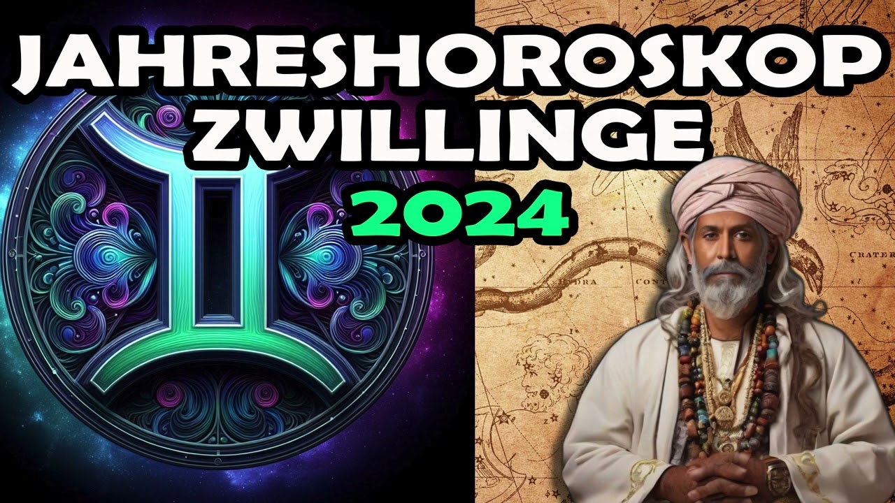 Zwillinge 2024 Jahreshoroskop - Sternzeichen Vorhersage ️♊ - YouTube