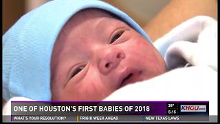 One of Houston's first babies of 2018