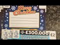 merry Christmas v £300,000 blue scratch cards £20 in play