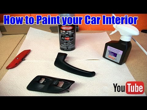 Repaint Interior Car Trim Painting Interior Car