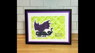 Disney-Inspired Maleficent Dragon Card