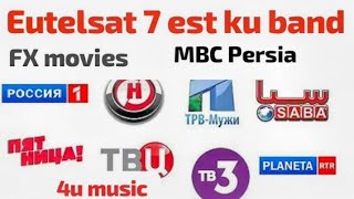 7 est new channel add FX movies MBC Persia AVN family 4u music \u0026 more