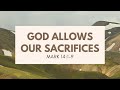 GOD ALLOWS OUR SACRIFICES by Ps. Alma Fraginal | 7:00 PM | WEDNESDAY WARRIORS WORSHIP