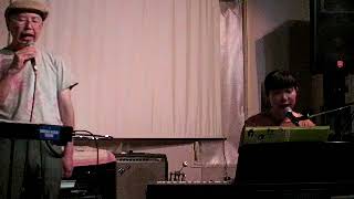 cookie(ピアノ弾き語り)+嘉田勝(コーラス)「楓」 170830京都嵐山「音や」