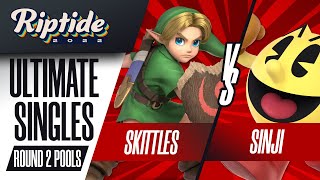 skittles vs Sinji - Ultimate Singles R2 Pools - Riptide 2022 | Young Link vs Pac-Man