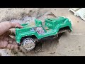 बच्चों aaj mini tractor aur bhot c गाड़ियां कीचड़ me फस gayi krishna toy