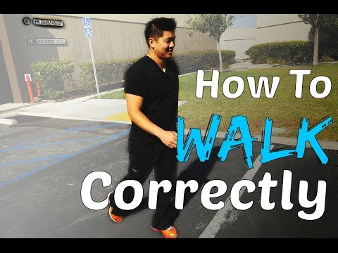 Physical Therapist Shows How To Walk Correctly Physical Therapist Shows How To Walk Correctly