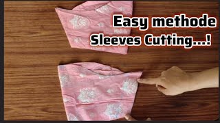 😱 Very Easy Plain Sleeves Cutting ✂️