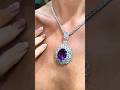 Luxurious and Rare: A Violet Diamond Necklace