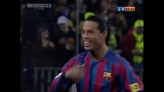 Ronaldinho vs Deportivo La Coruña - La Liga - 2005/2006 - Matchday 26 - Home