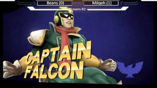 Beans (Yoshi) vs Milqeh (Capt. Falcon) Losers R2 CoMo Summer Weekly  7/12/17