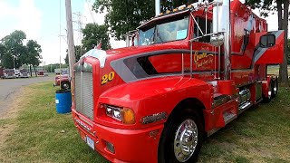 1989 Kenworth T600 With Super Sleeper At The Ohio Vintage Truck Reunion 2024