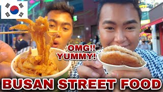 STREET FOOD in BUSAN  SOUTH KOREA 🇰🇷