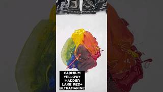 Смешиваю краски БЕЛАЯ #colormixing #white #gouache #shorts #artvideo