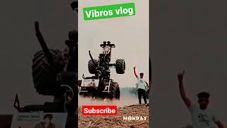 tractor stunt tractor  wheeling in vibros vlog #shorts #trending #mahindra #tractor #shots #stunt