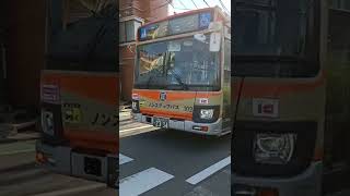 江ノ電バス　102号車川名橋にて