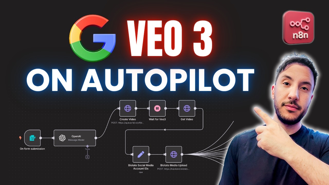 Essential No Code Ai Video Automation With N8n And Veo 3 Tutorial Ai