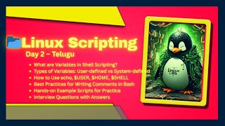 Day 2: Bash Variables & Comments Explained with Examples | Shell Scripting for Beginners