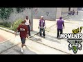 GTA V Moments - Bully & Fight Npc