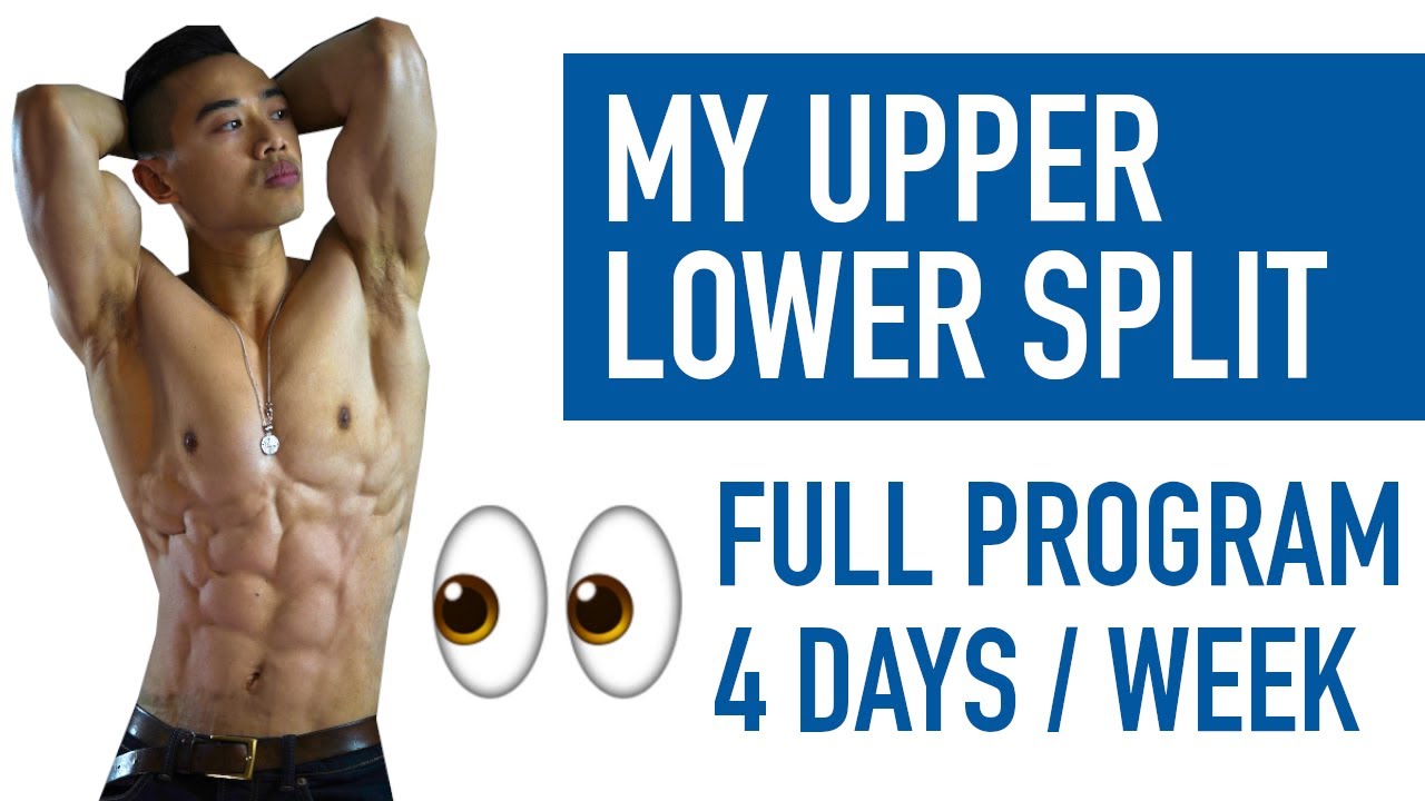 My New Hypertrophy Program (4 Day UPPER LOWER SPLIT) - YouTube