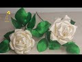 nueva técnica para hacer rosas eternas / tutorial fácil de rosas con cinta