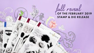 February 2019 Stamp/Die/Mask Stencil Full Reveal
